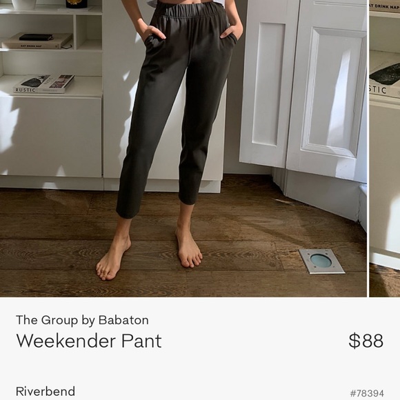 Aritzia Group By Babaton Weekender Pant 